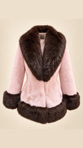 Ermine fox & Mink Ermine coat