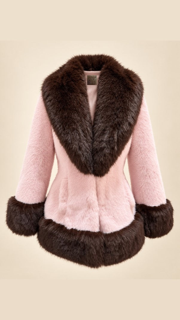 Ermine fox & Mink Ermine coat